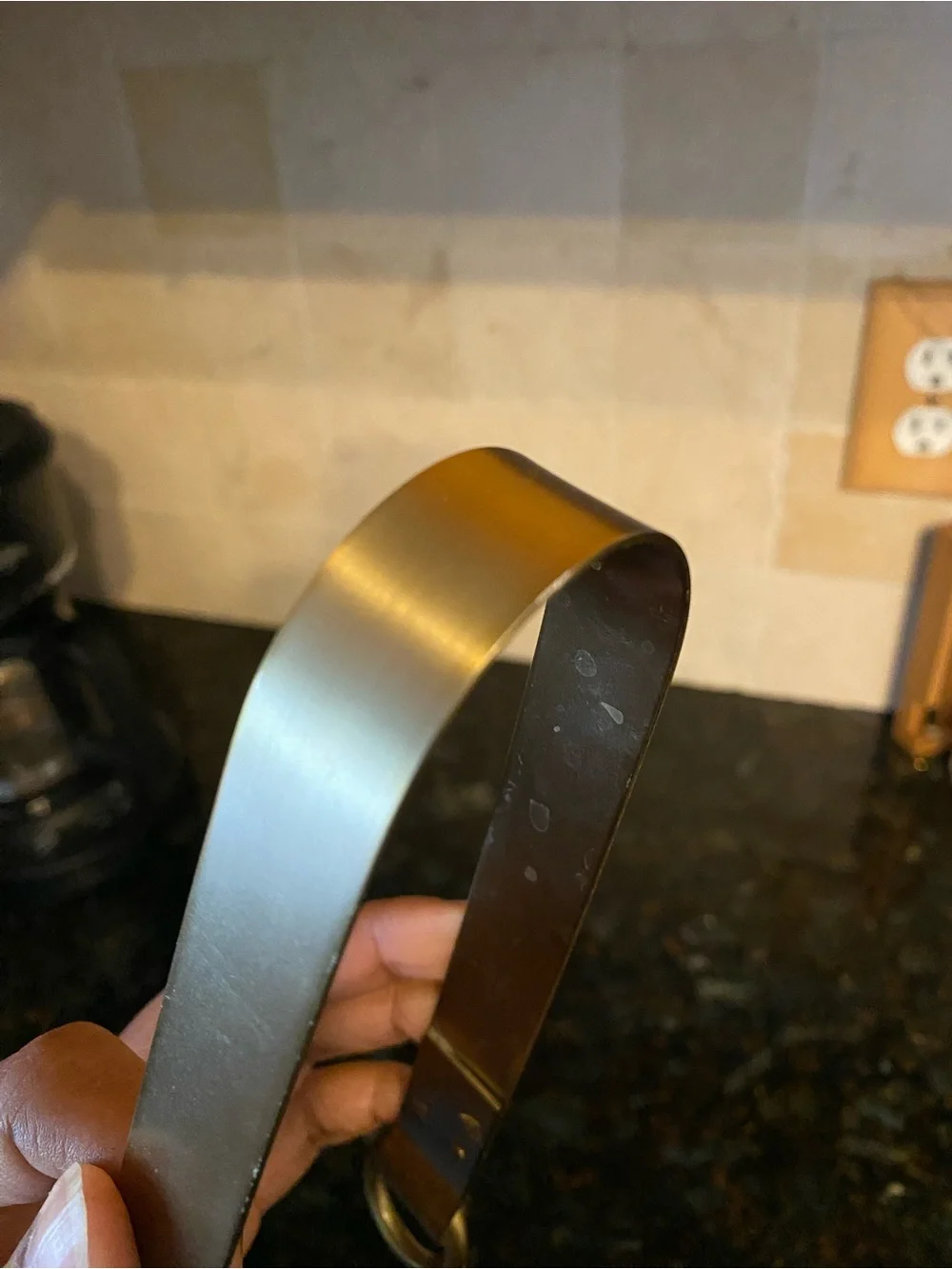 Crate and Barrel X Fryed Gold Ice Bucket and Tongs EUC